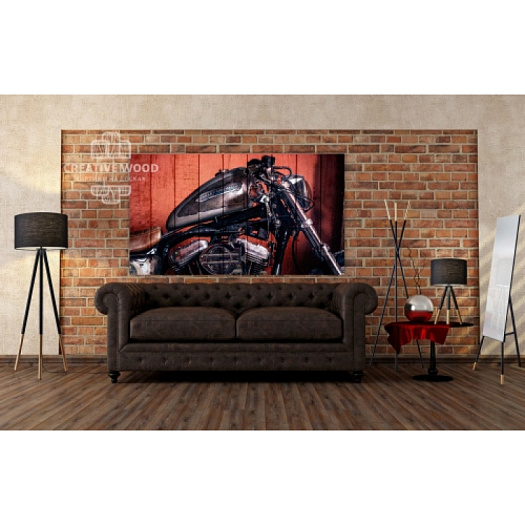 Картины в интерьере артикул Мотоциклы - Мото 16, Мотоциклы, Creative Wood